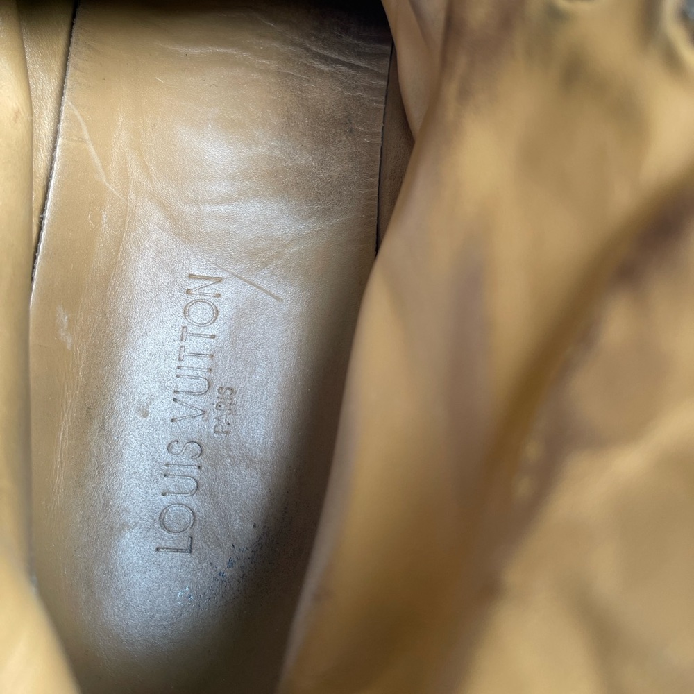 Louis Vuitton Men's Brown Leather Boots 10.5 - Picture 15 of 16